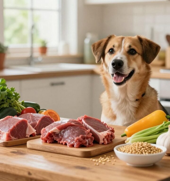 Alimentação natural para cachorro