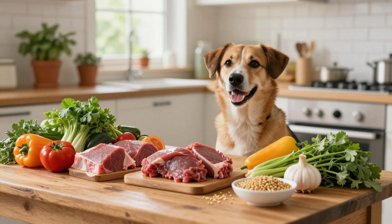 Alimentação natural para cachorro