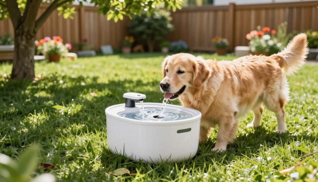 Bebedouro automático para cães