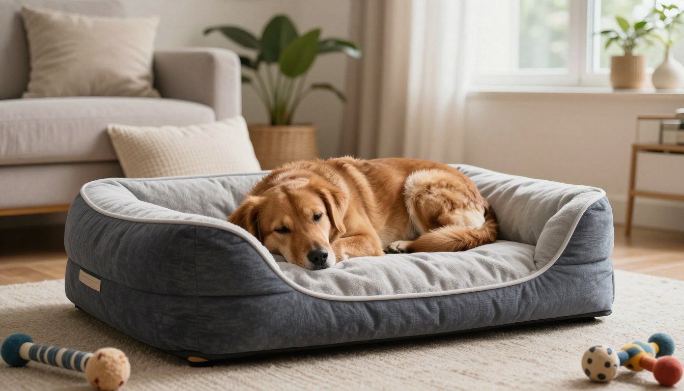 Cama ortopédica para cachorro