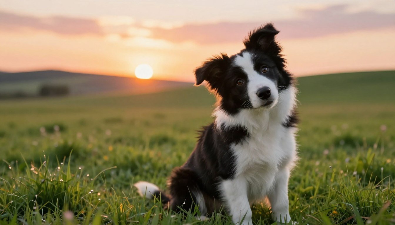 Filhote de Border Collie