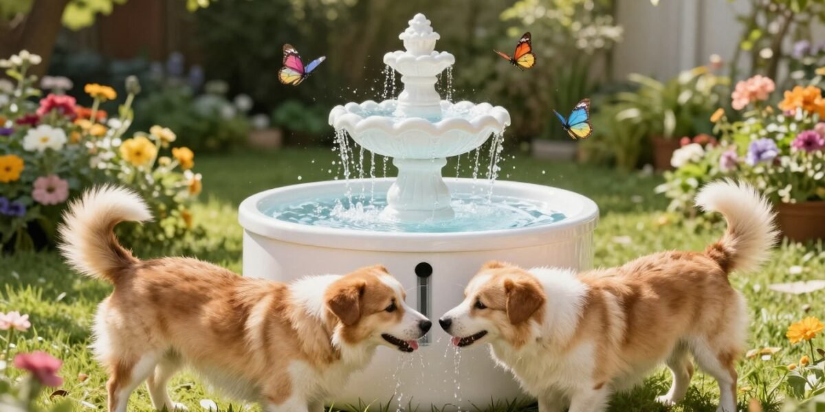 Fonte de água para cachorro