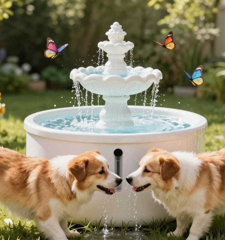 Fonte de água para cachorro
