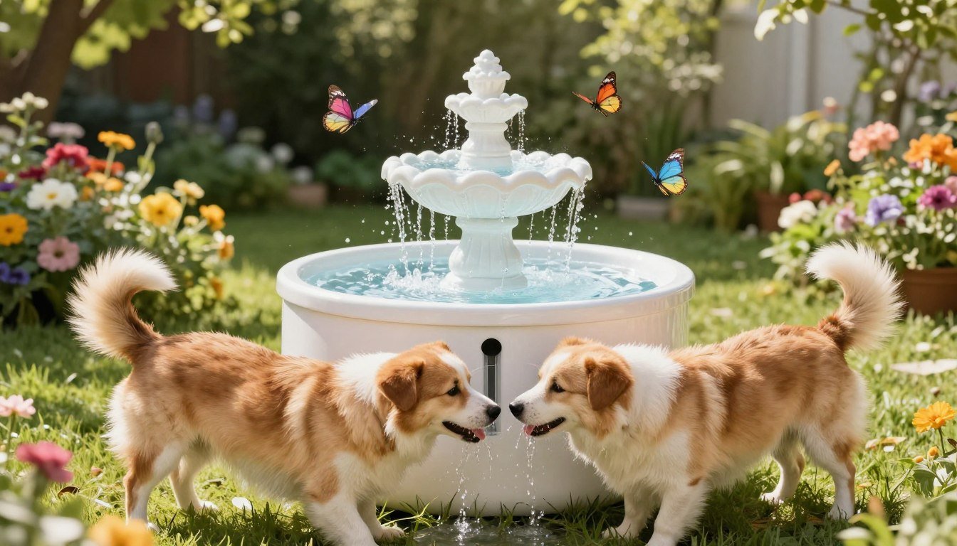 Fonte de água para cachorro