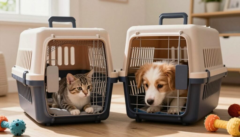 caixa de transporte para gatos e cachorros