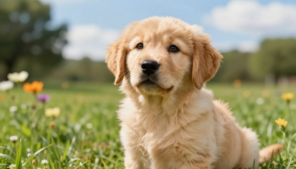 características do Golden Retriever filhote