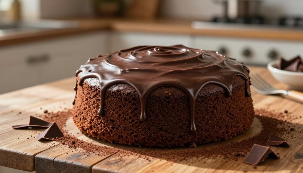 Bolo de chocolate fofinho
