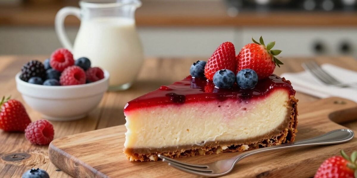 Cheesecake de frutas vermelhas