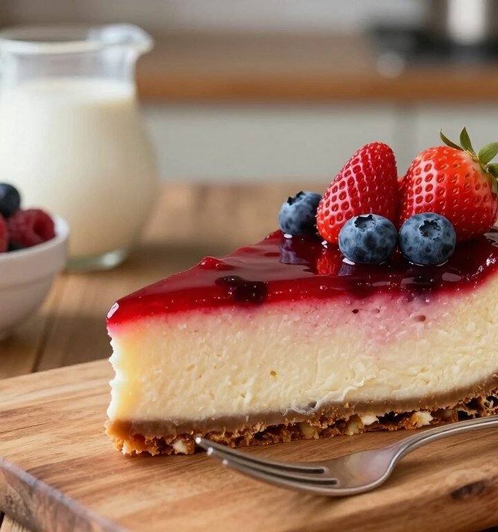 Cheesecake de frutas vermelhas