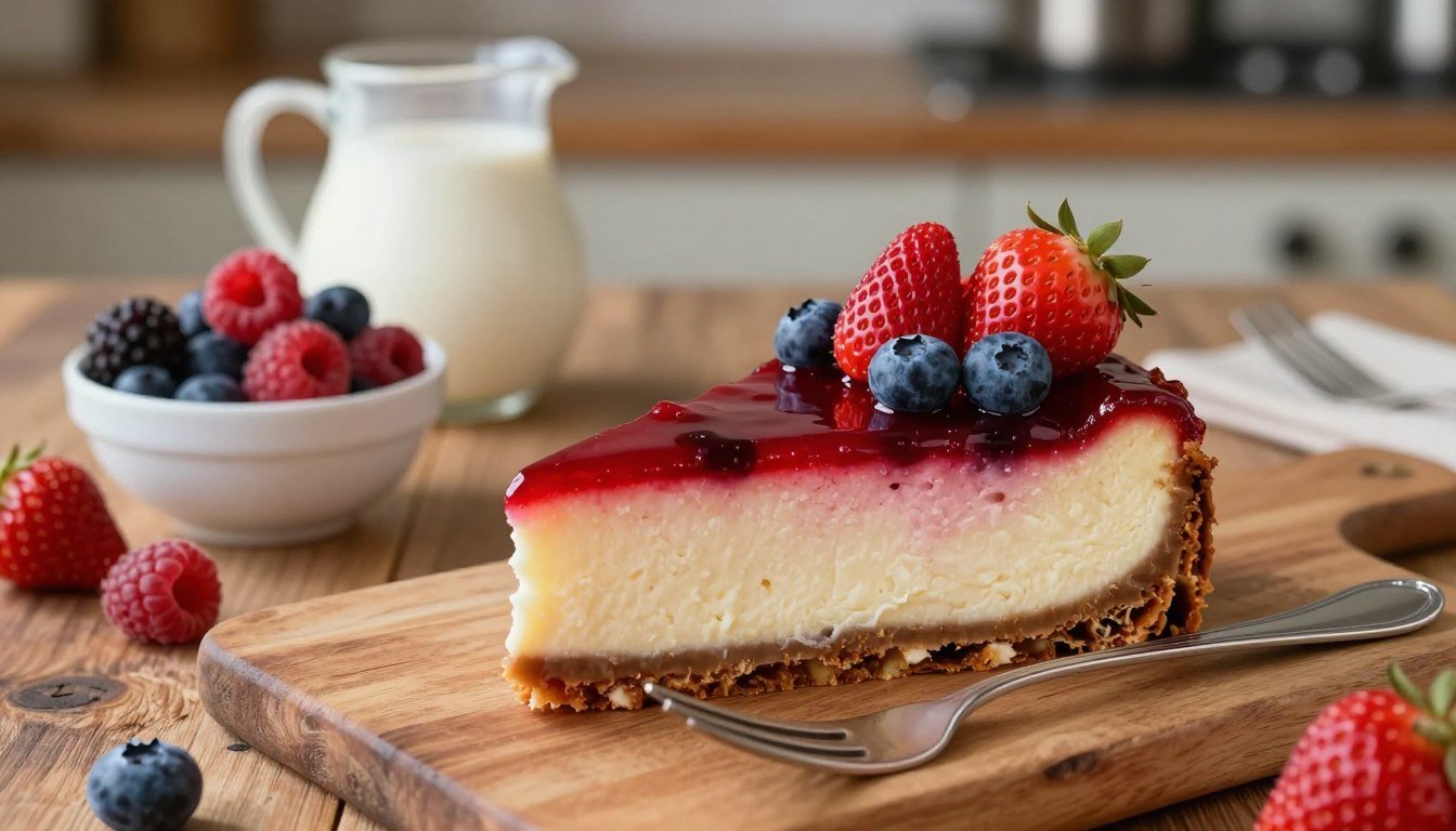 Cheesecake de frutas vermelhas