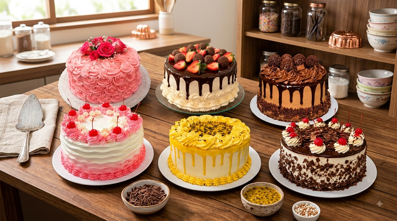 6 Bolos de Aniversário que Encantam Qualquer Festa
