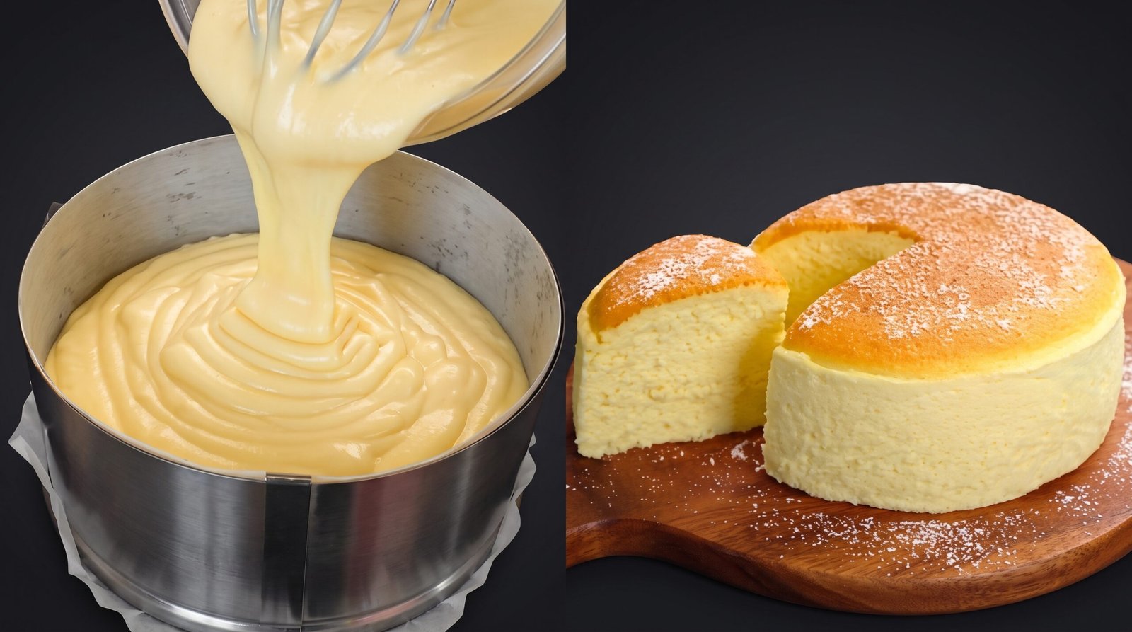 Bolo que já sai Recheado com Creme