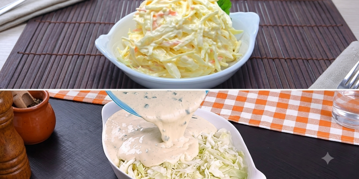 Salada de Repolho Cremosa