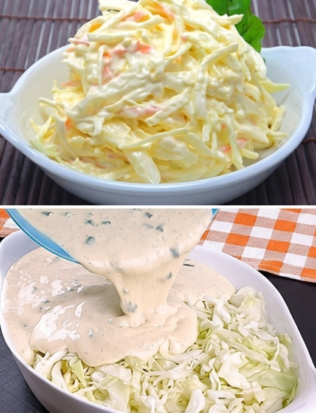 Salada de Repolho Cremosa