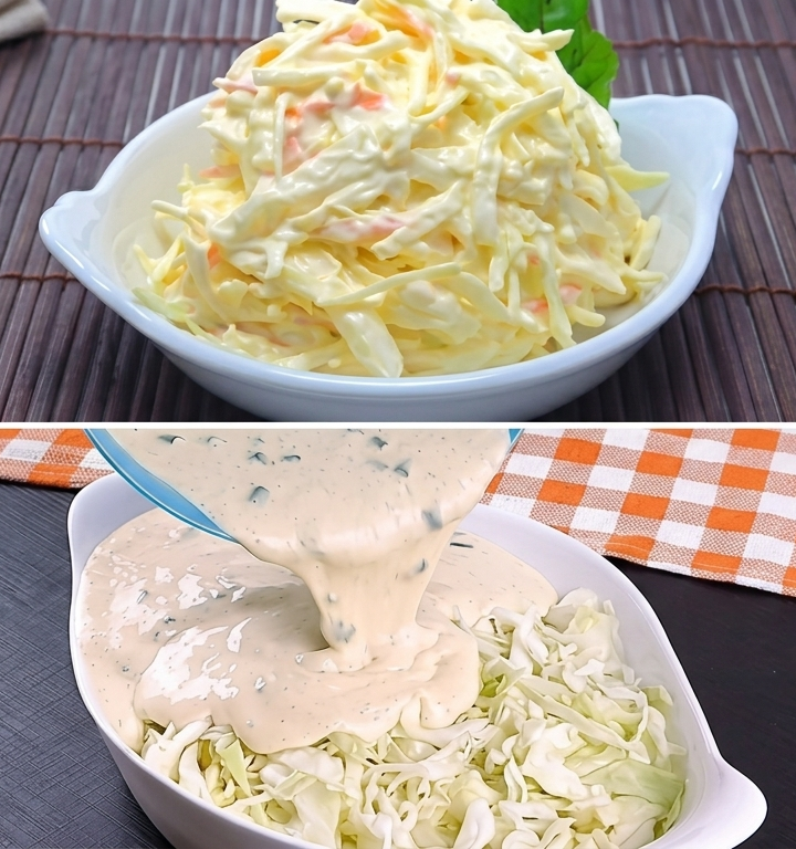 Salada de Repolho Cremosa