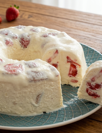 Sobremesa Gelada de Morango