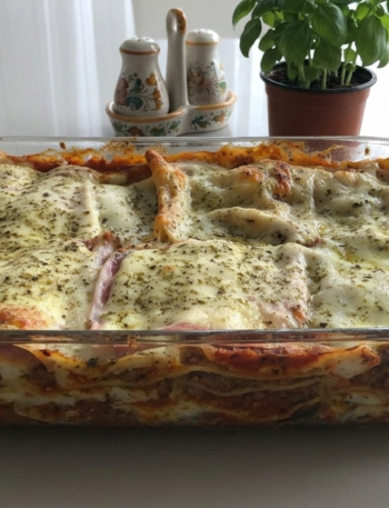 Lasanha de Presunto e Queijo