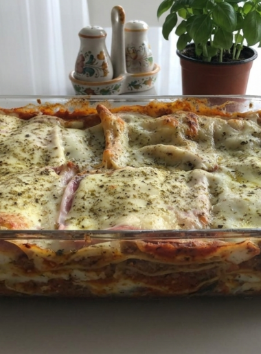 Lasanha de Presunto e Queijo