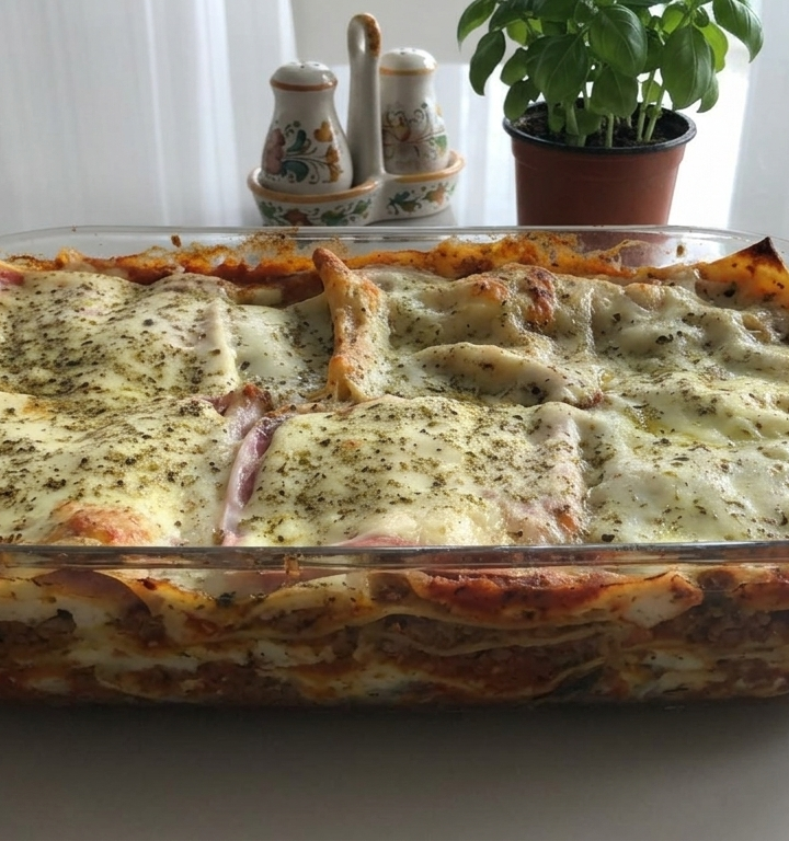 Lasanha de Presunto e Queijo