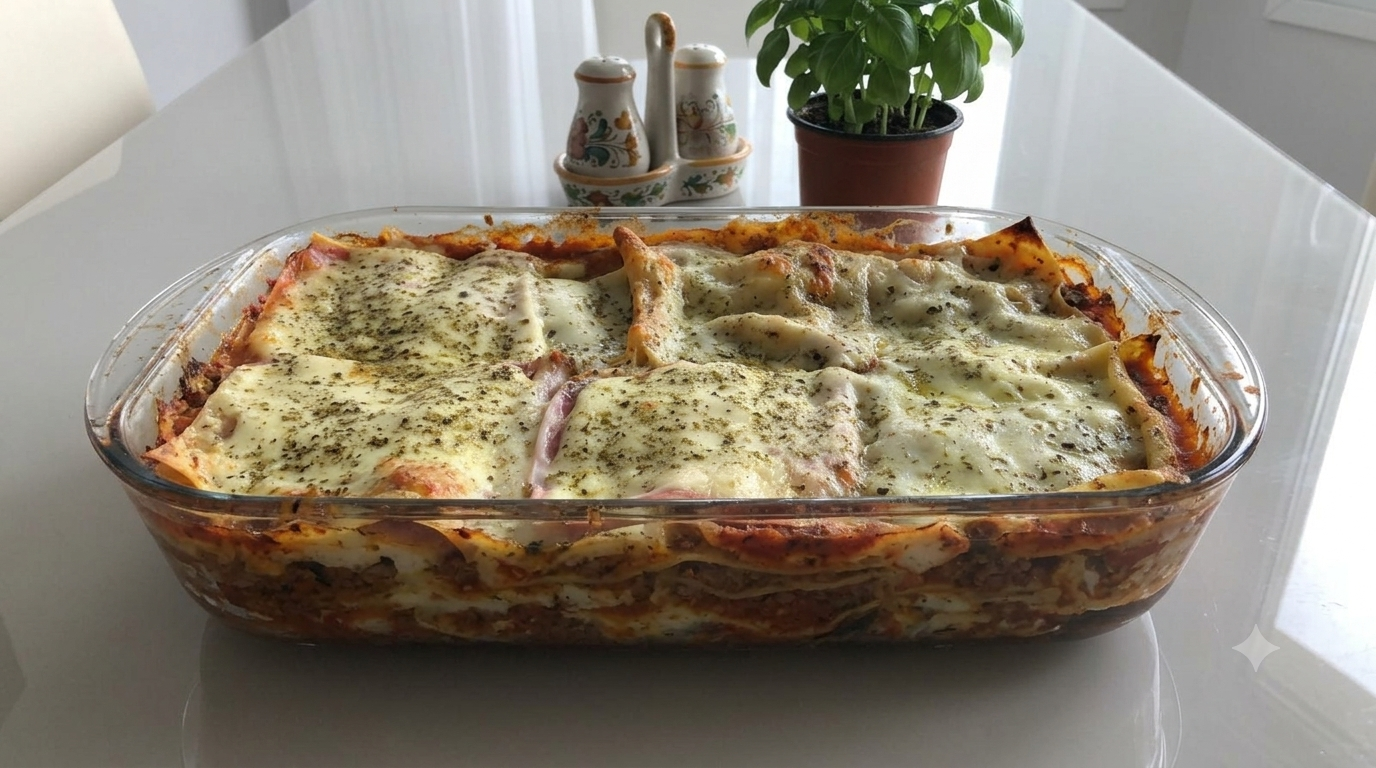 Lasanha de Presunto e Queijo