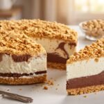 Torta Gelada de Paçoca com Chocolate