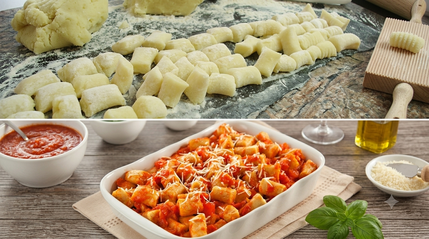 Nhoque de Batata ao Molho ao Sugo