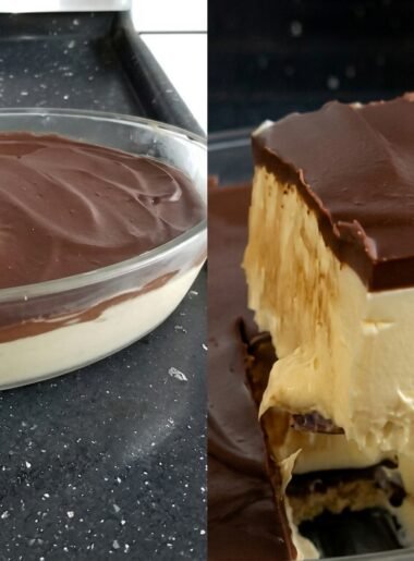 Sobremesa Moça Gelada com Cobertura de Ganache de Chocolate
