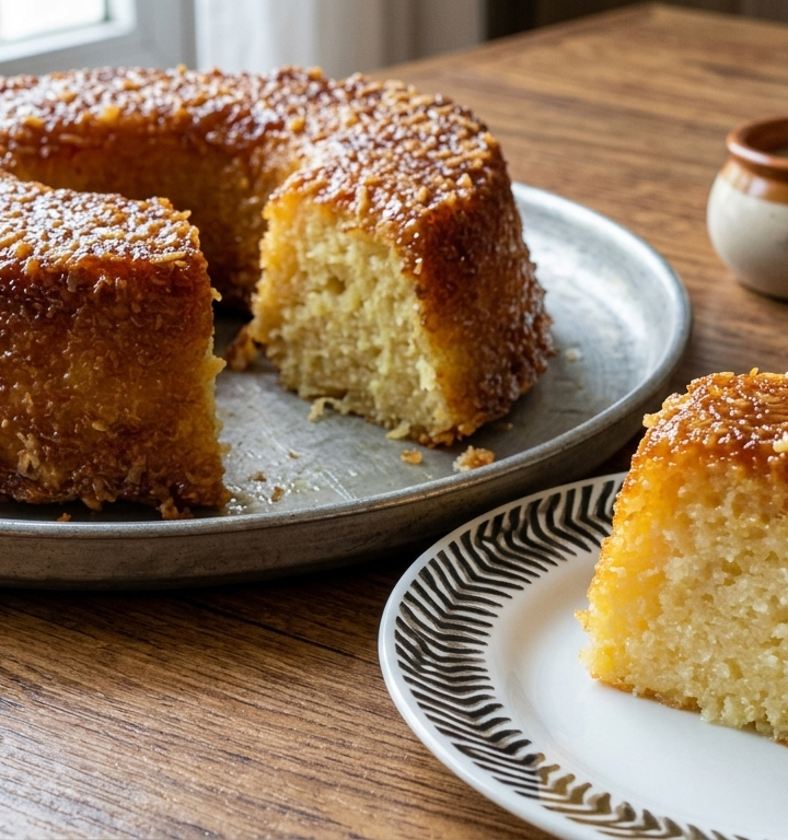 Bolo de Aipim com Coco Cremosão