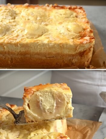 Torta de Pera com Creme