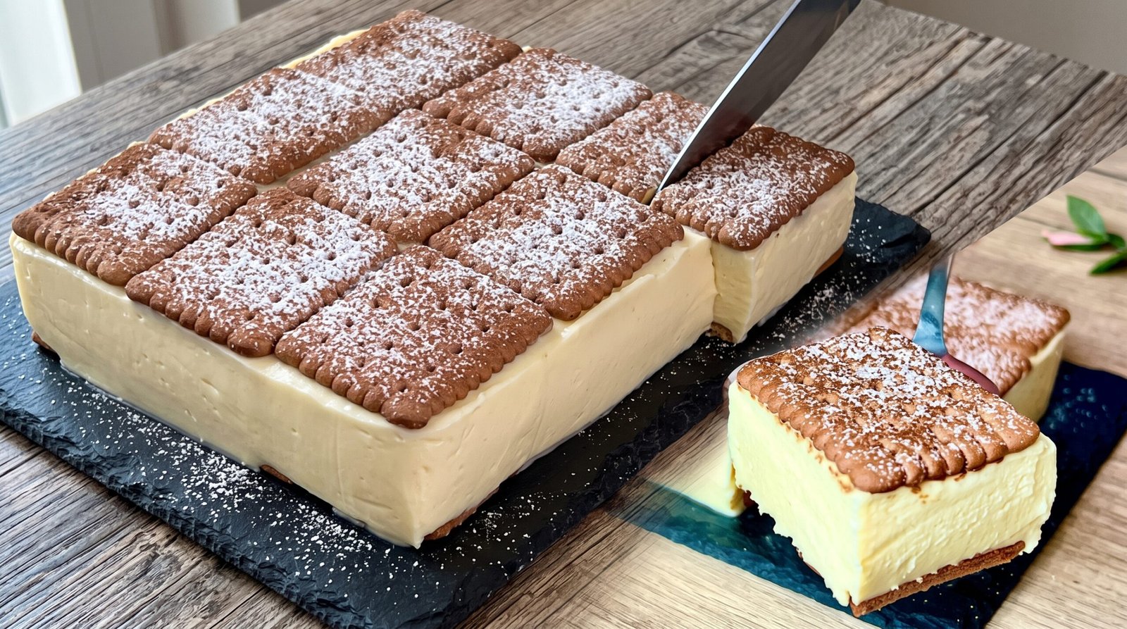 Sobremesa Gelada de Biscoito