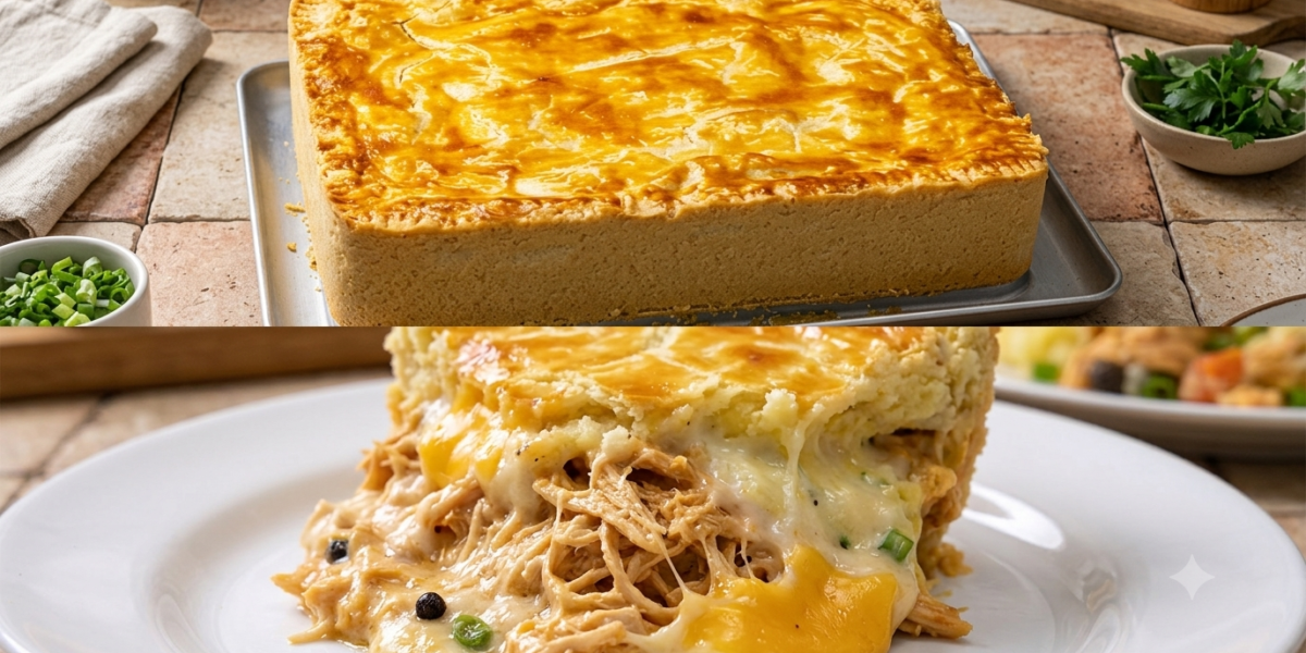 Empadão de Frango com Requeijão