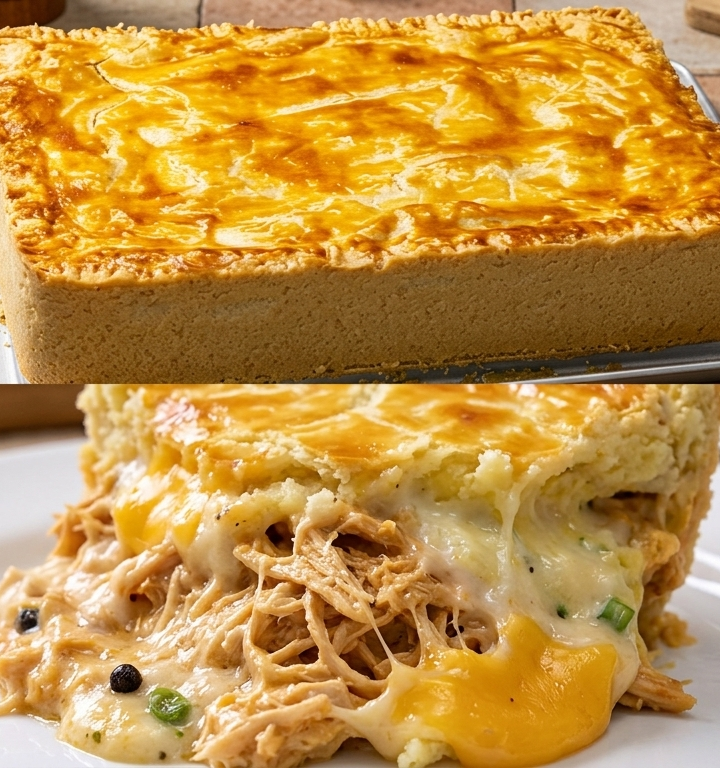 Empadão de Frango com Requeijão