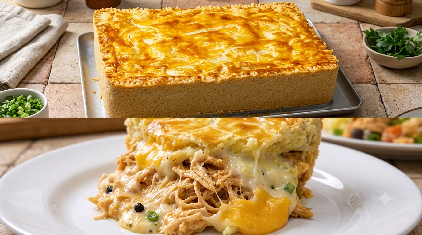 Empadão de Frango com Requeijão