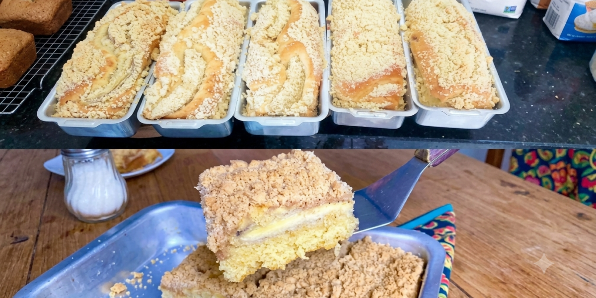 Cuca de Banana Fofinha