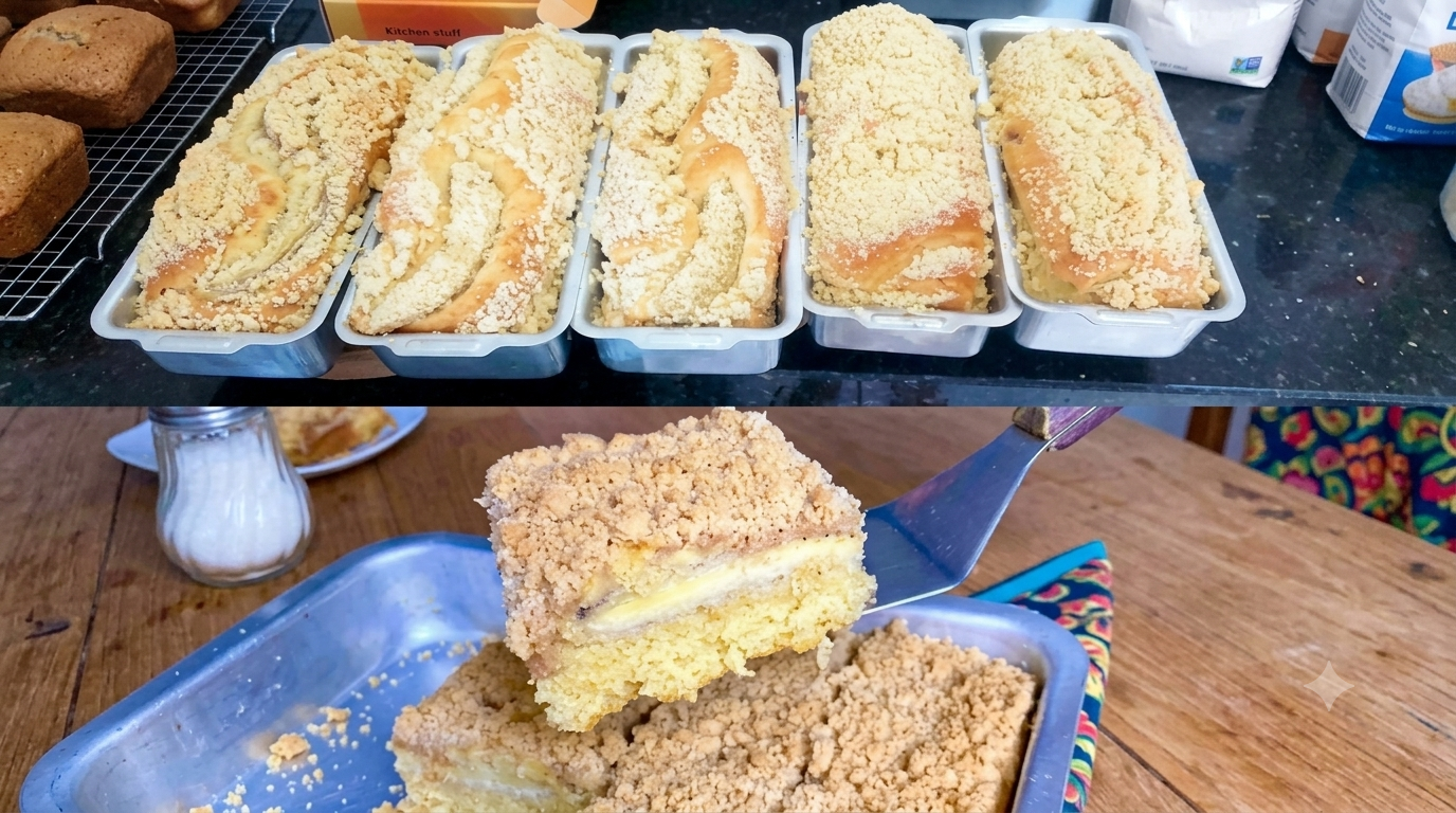 Cuca de Banana Fofinha