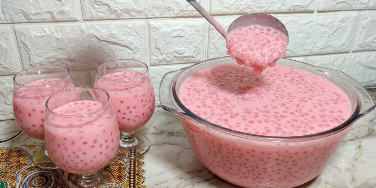 Sagu Rosa Cremoso