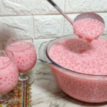 Sagu Rosa Cremoso