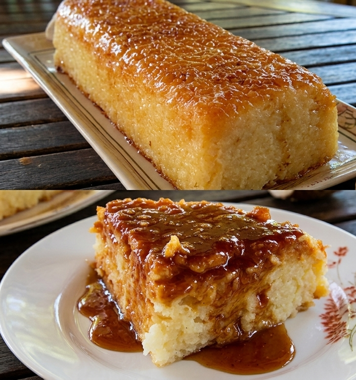 Bolo de Mandioca Caramelizado