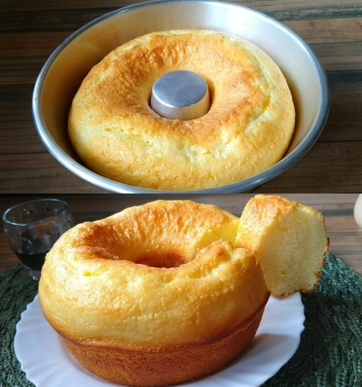 Bolo de Fubá Simples