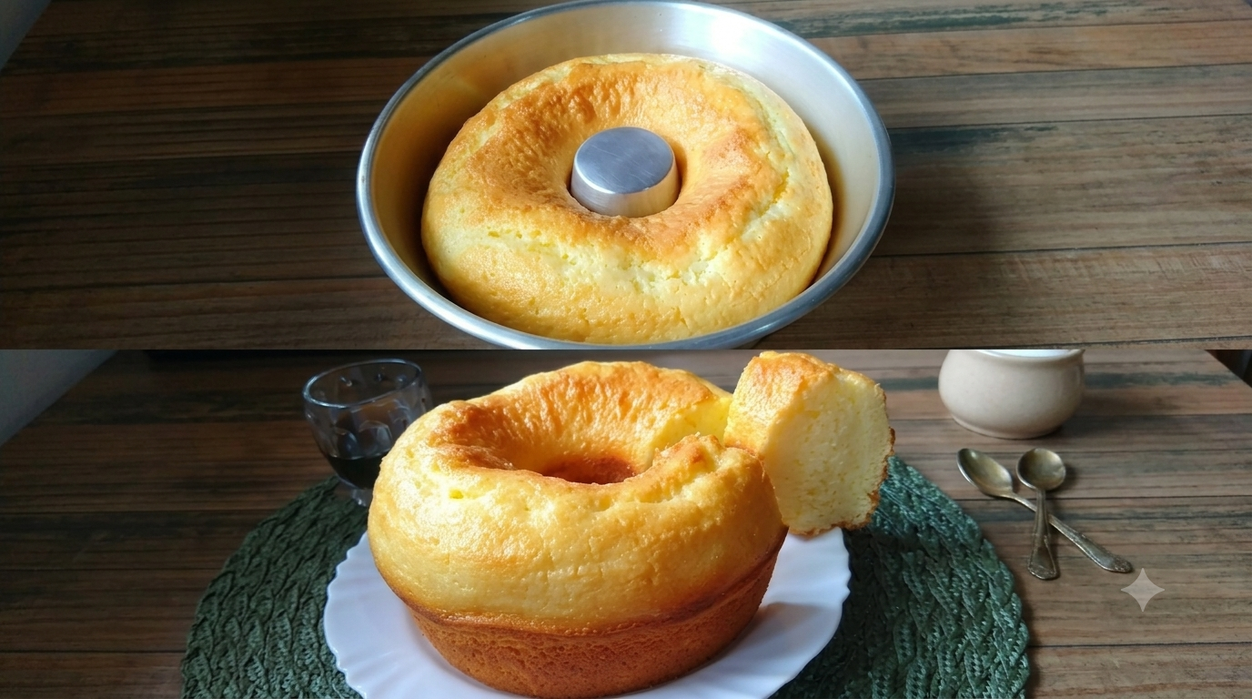 Bolo de Fubá Simples