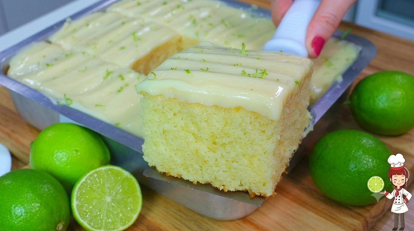 Bolo de Limão com Cobertura