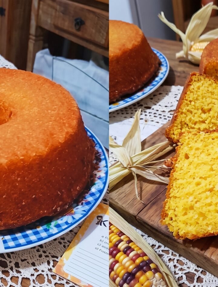 Bolo de Fubá Cremoso