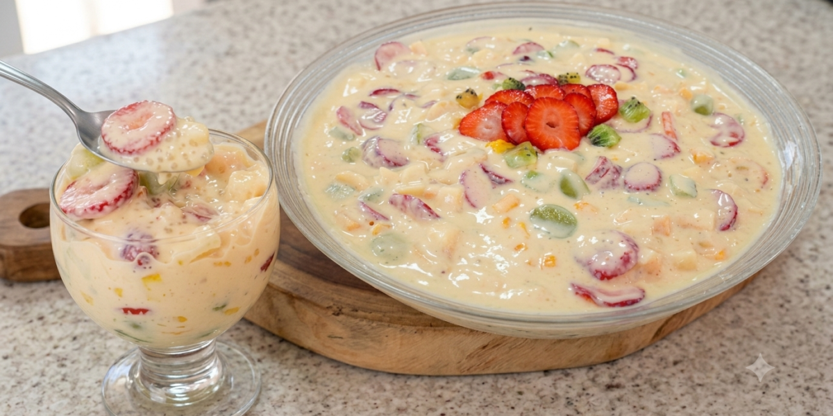 Salada de Frutas Cremosa