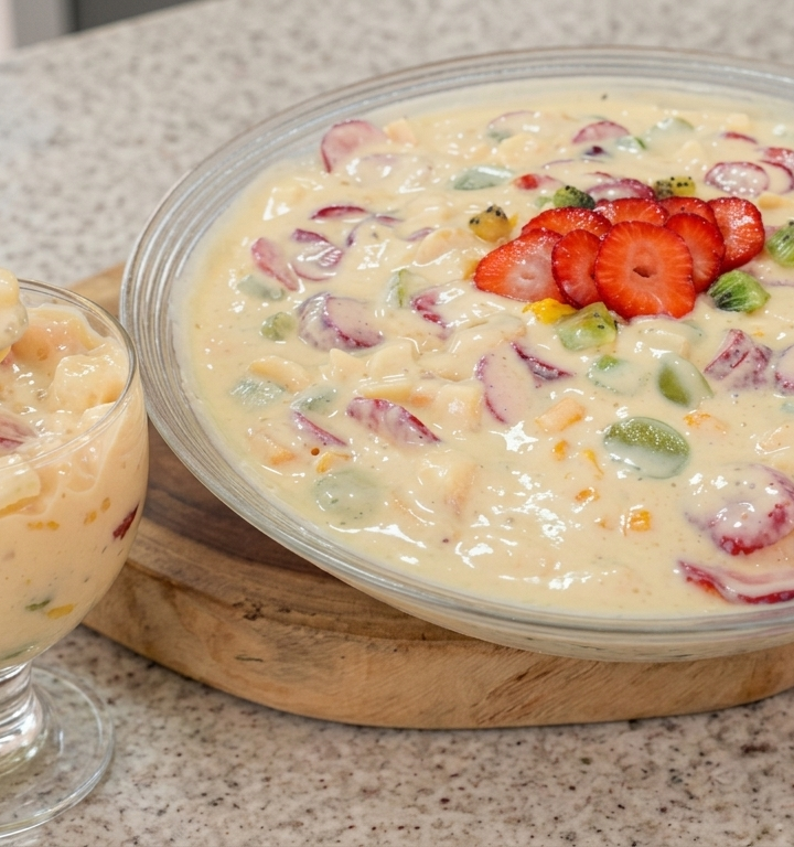 Salada de Frutas Cremosa