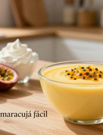 Mousse de maracujá fácil