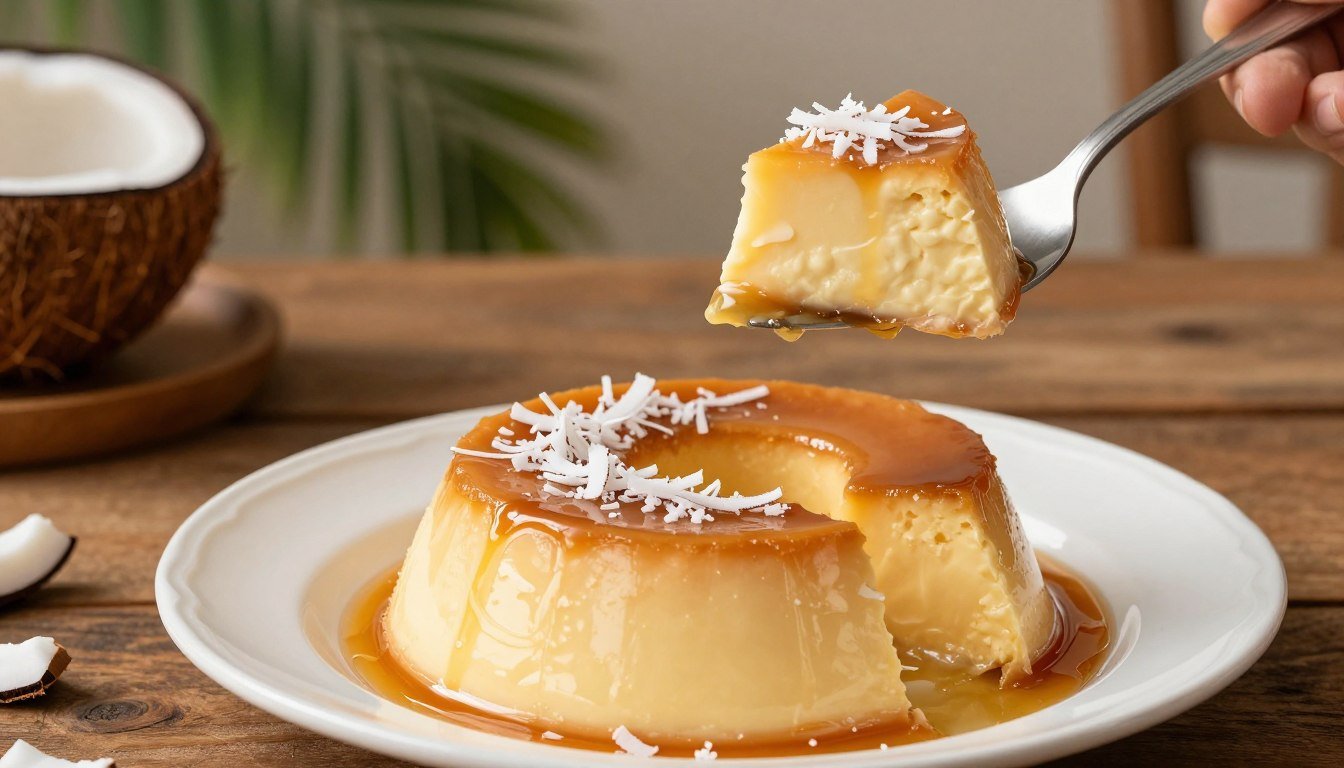 Pudim de coco