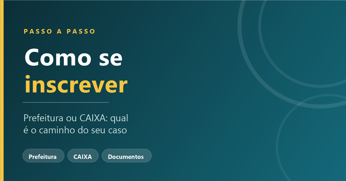 Passo a passo para se inscrever no programa Minha Casa Minha Vida